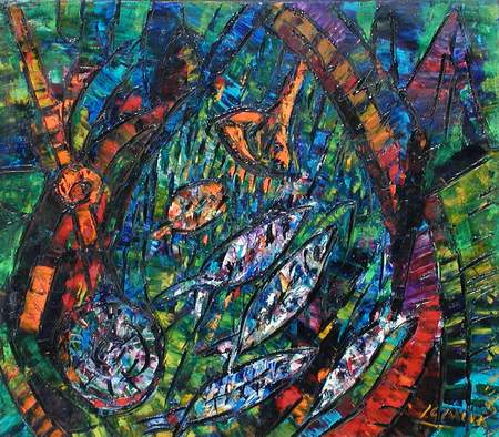 Bruno Scaglia; Pesca di notte, 1990
